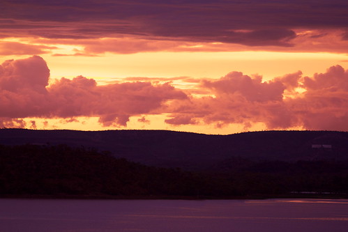 Moondarra Lake And Sunset