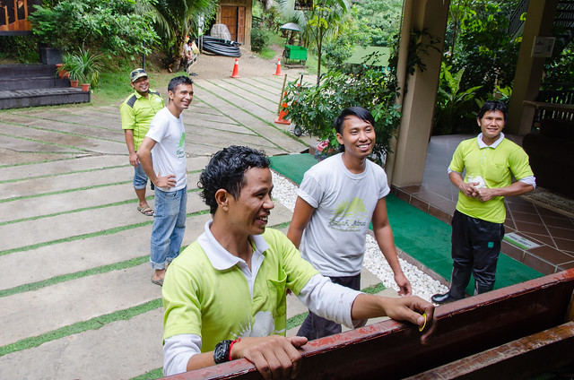 Friendly staffs of Tanah Aina