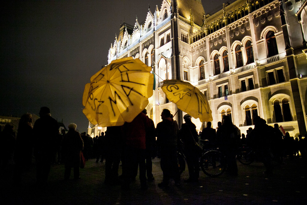 Tüntetés az Orbán-kormány ellen