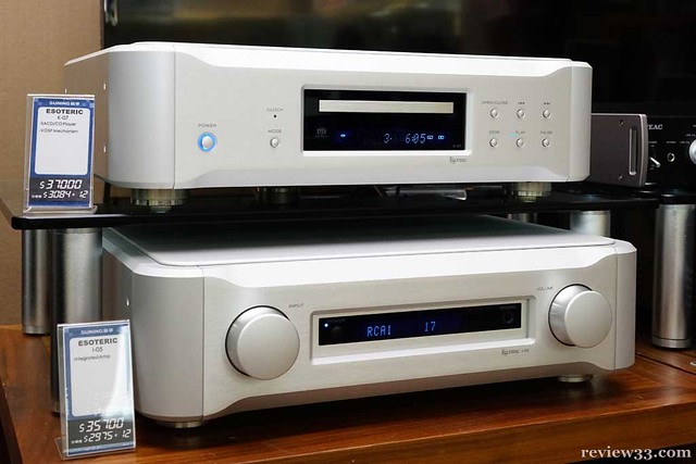 今次試聽的主角 - Esoteric K-07 SACD/CD Player 及 I-05 Integrated Amplifier