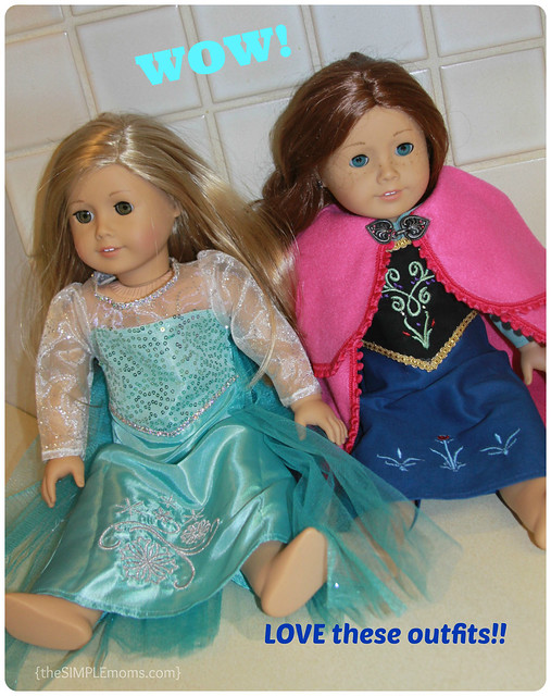 Frozen Inspired Doll Outfits