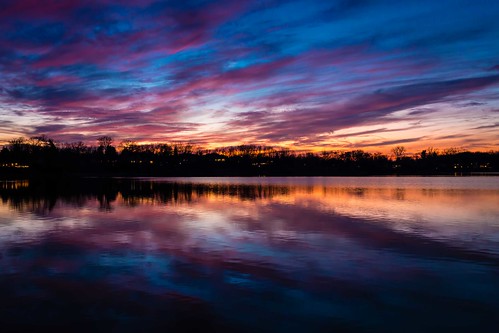 blue orange lake reflection colorful purple michigan bloomfield yabbadabbadoo squarelake scenicmichigan canon6d cloudsstormssunsetssunrises canonef35mmf2isusm