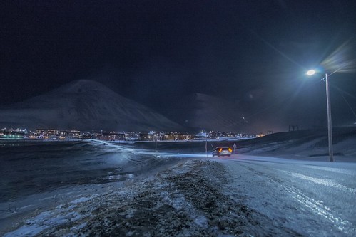 norway night landscape svalbard arctic spitsbergen arcticcircle longyearbyen fujifilmxt1