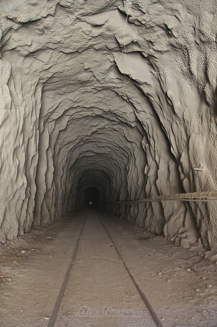 view tunnel 0035 DeAnza railroad trail, California, USA