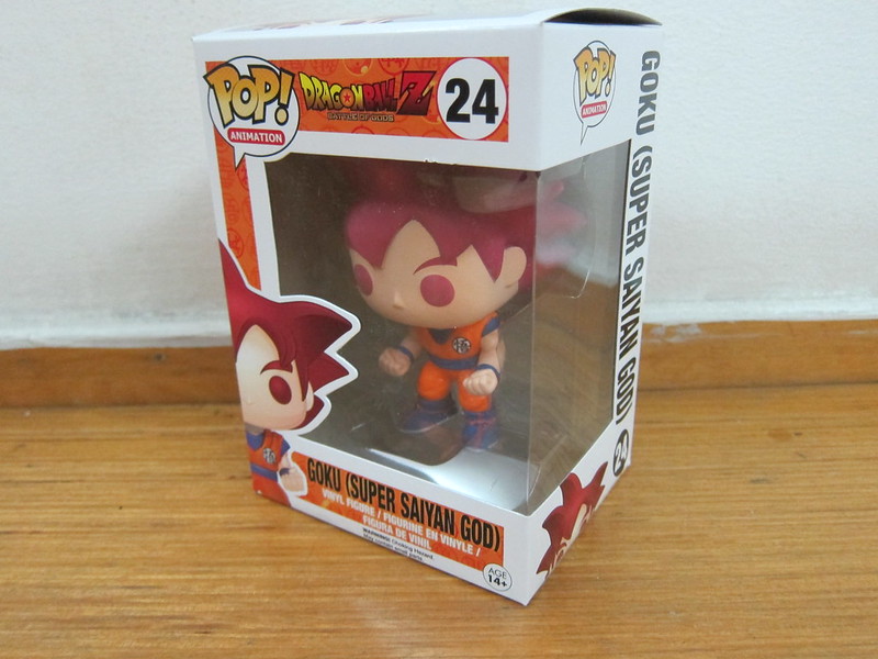 Funko Pop Goku (Super Saiyan God) - Box