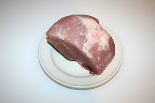 01 - Zutat Schweinebraten / Ingredient pork roast