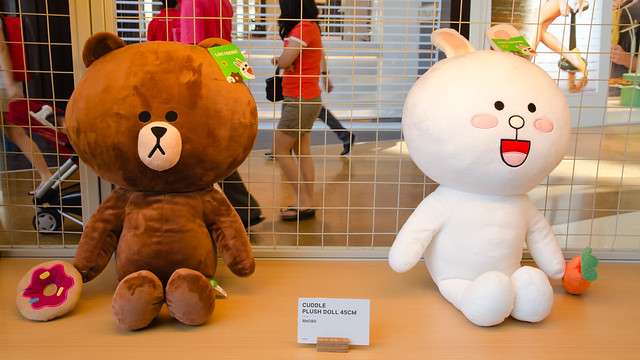 Cony and Brown at LINE Friends Pop-up store at IOI City Mall, Putrajaya