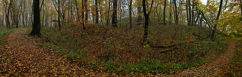 autumn panorama castle nature ruins czech castello hrad