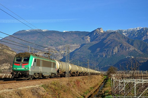 del italia trento trentino brennero ferrovia astride rovereto brennerbahn roncafort cavatigozzi e436 captrain e436358