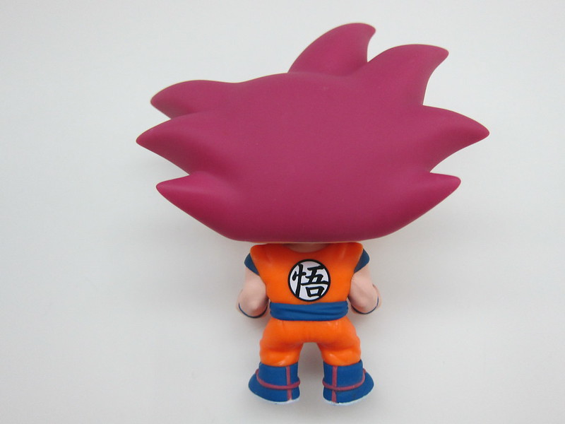 Funko Pop Goku (Super Saiyan God) - Back