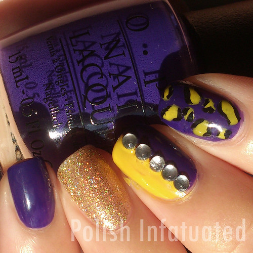 yellow & purple skittle