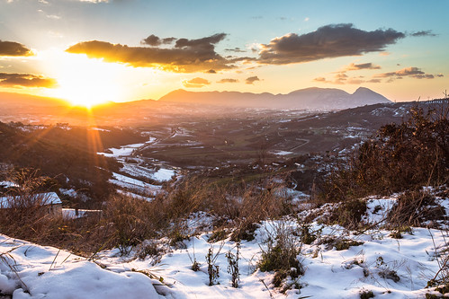 winter sunset sky italy canon landscape tramonto campania cielo 1855 inverno paesaggio benevento 600d sannio paduli dormientedelsannio beneventofoto