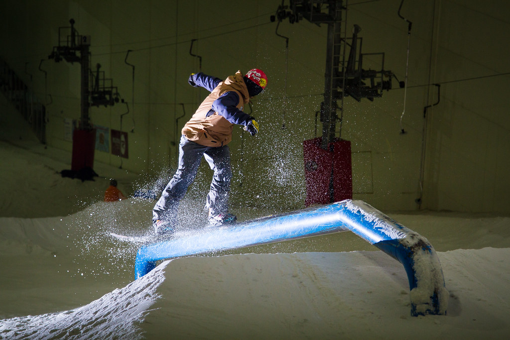  Marc 'Gladis' McClement snowboarding rail braehead glasgow