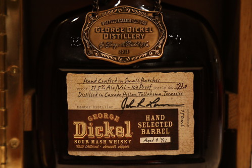 George Dickel Barrel Program Tennessee Whisky