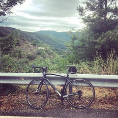 #Rain is coming, time to turn back. #cycling #velo #wilier #elemnt - Photo of Saint-André-de-Majencoules