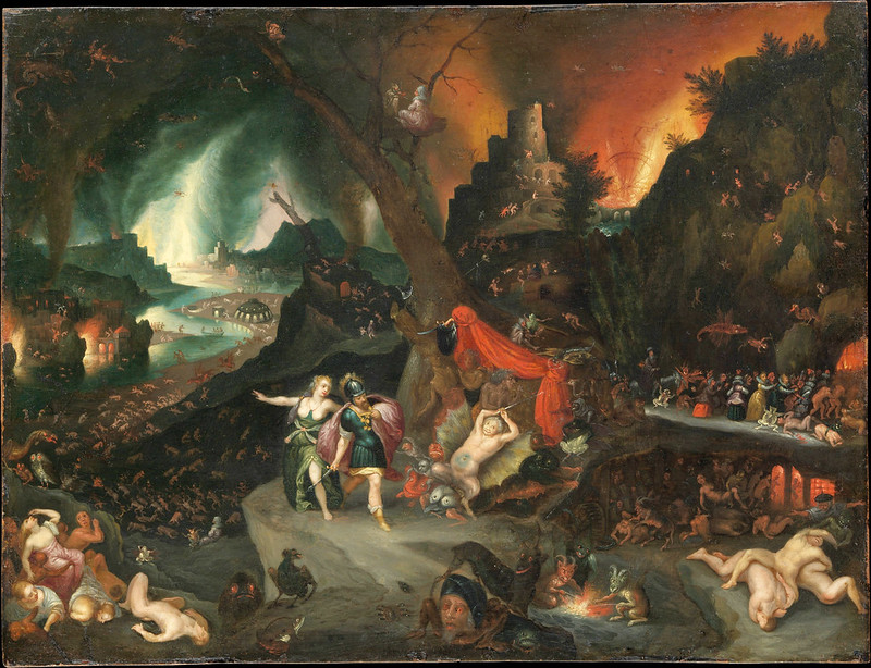 Jan Brueghel the Younger - Aeneas and the Sibyl in the Underworld, 1630's