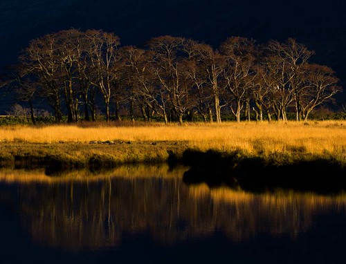 water reflections scotland autumncolours glenetive scottishhighlands lochetive westernscotland