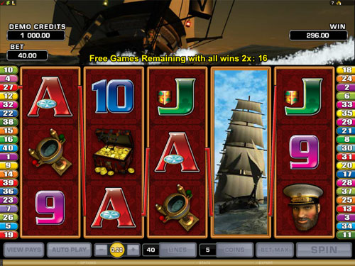 Sovereign of the Seven Seas Free Spins Feature