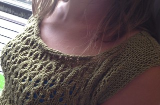 lace sweater boobs