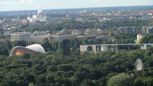 Berlin: Berlin:  German Chancellery building (right), Haus der Kulturen (left)