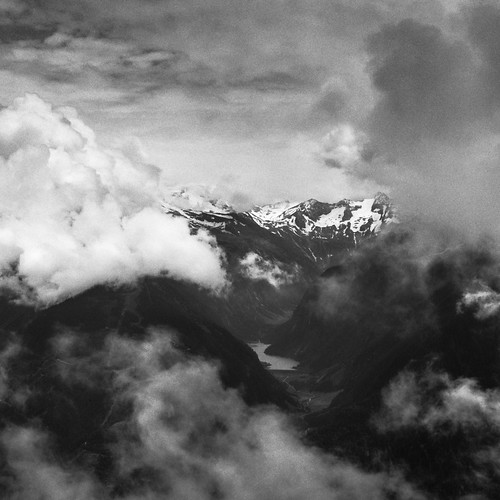 blackandwhite bw mountains alps film clouds analog mediumformat austria grain hasselblad ilford fp4plus hasselblad503cx exif4film