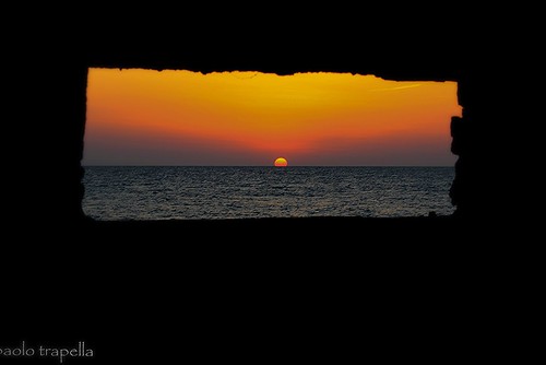 sunset sea italy colors sunrise landscapes italia tramonto mare beaches colori salento puglia torresuda