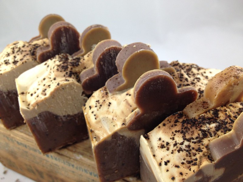 Beer soap made with Hardywood Park Craft Brewery's Gingerbread Stout Beer