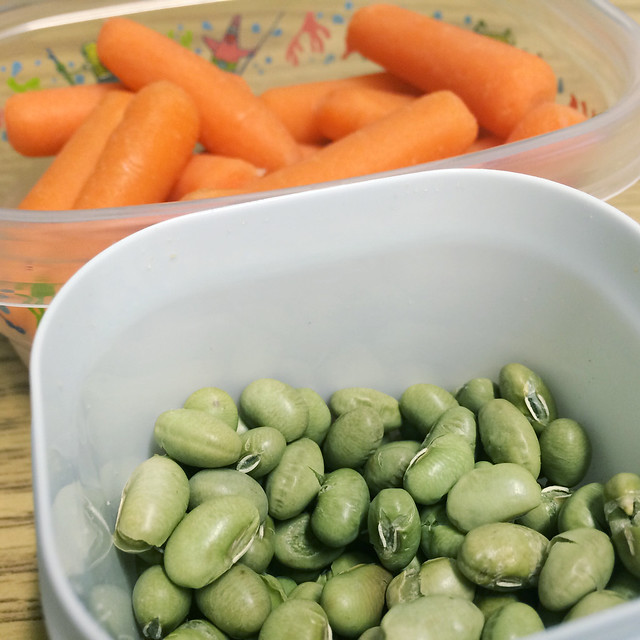 Baby Carrots and Dry Roasted Edamame