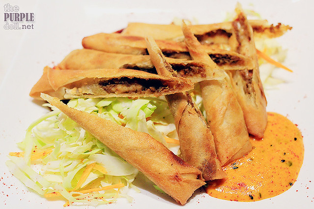 Beef, Cheese and Miso Spring Rolls (P250)