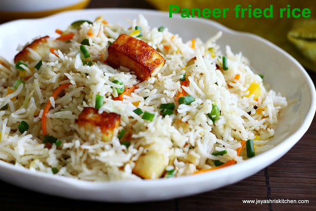 Paneer-fried rice