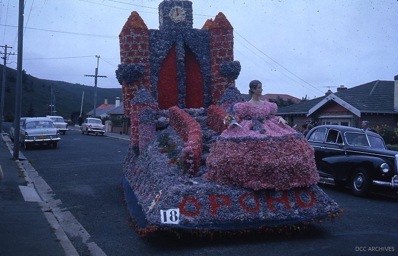 1960 Festival Procession Float representing Opoho
