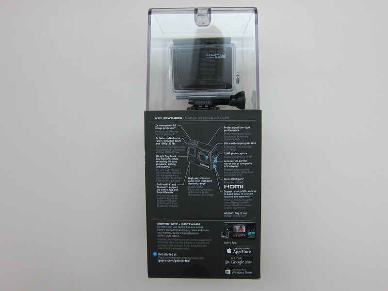 GoPro HERO4 Black Edition - Box Back