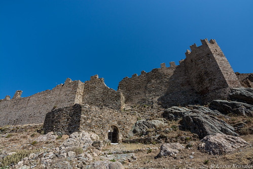 castle medieval greece rosso castello karystos evoia