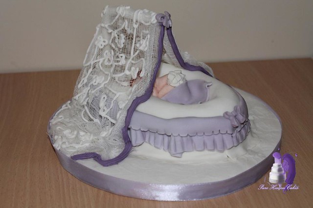 Cute Angel's Cake by Vicky Rowe of Pure Heaven Cakes
