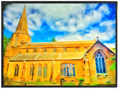 painterly building church architecture landscape bright outdoor serene iphone listedbuilding brushstroke handyphoto photoborder iphone365 iphoneography snapseed phototoaster cortexcamera