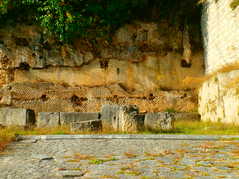 Foundations of Roman amphitheatre