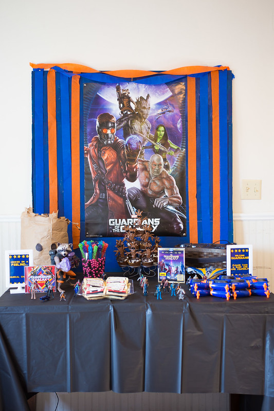 Guardians of the Galaxy Party Table