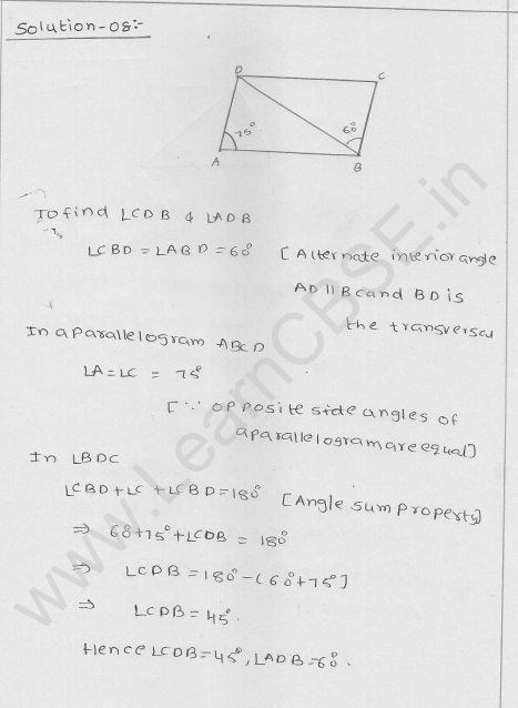 RD Sharma Class 9 Solutions Chapter 14 Quadrilaterals Ex 14.2 6