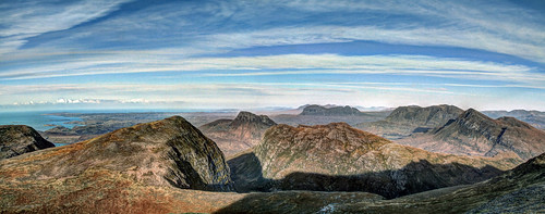 mountain landscape scotland assynt