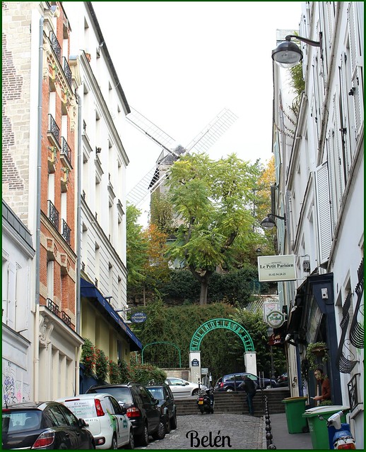 Rue Thozolé. Barrio de Montmartre, París.