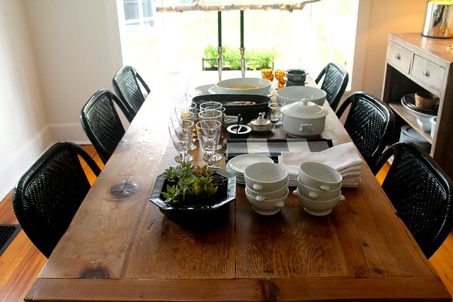modern rustic table top + thanksgiving