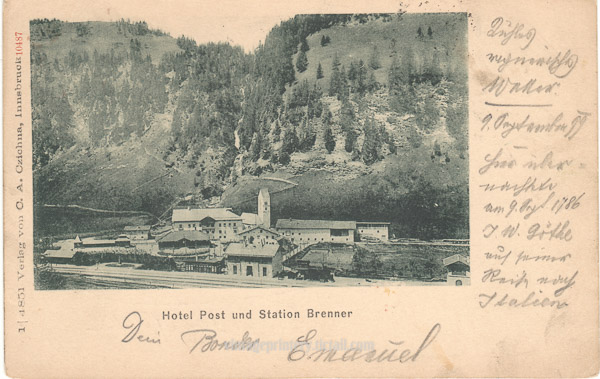 Rare vintage postcard