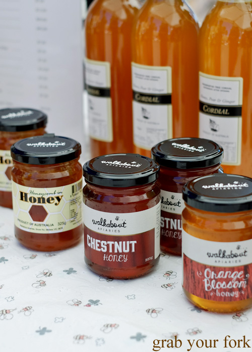 Chestnut honey by Walkabout Apiaries at Abbotsford Convent Slow Food Farmers Market