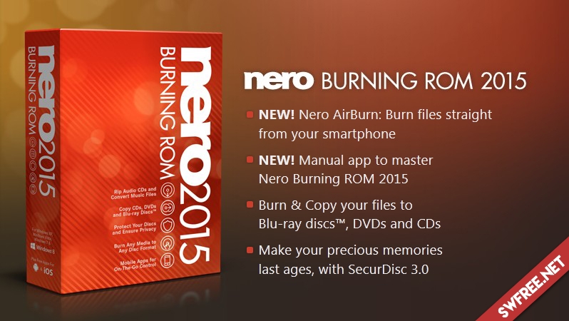 Full Free Nero Burning ROM FINAL 2015 V16.0.02200 Crack