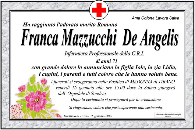 Mazzucchi De Angelis Franca