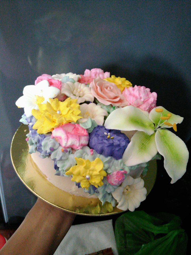 Flower Cake by Sofia Tricia Kalaw Zosa of Sofias Home Baked Goodies