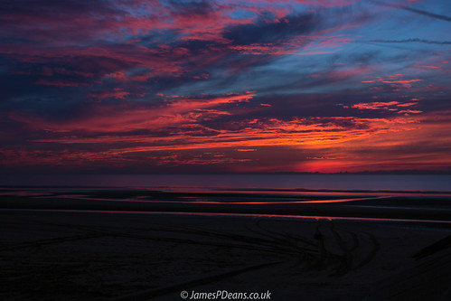 beach blackpool england europe lancashire landscape sea timeofday uk unitedkingdom weather clouds sunset britain gb