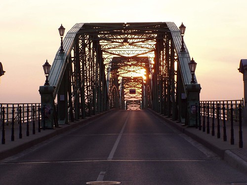 bridge weather sunrise gran esztergom