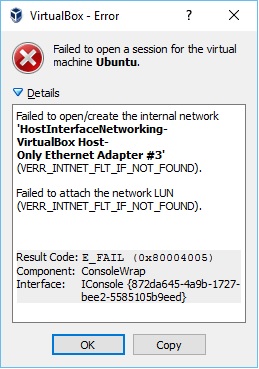 Problem after VirtualBox upgrade - Network & USB