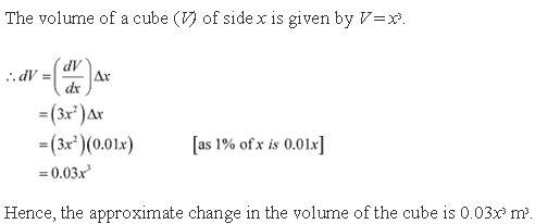 RD Sharma Class 12 Solutions Chapter 14 Differentials Errors and Approximation Ex14.1 Q16